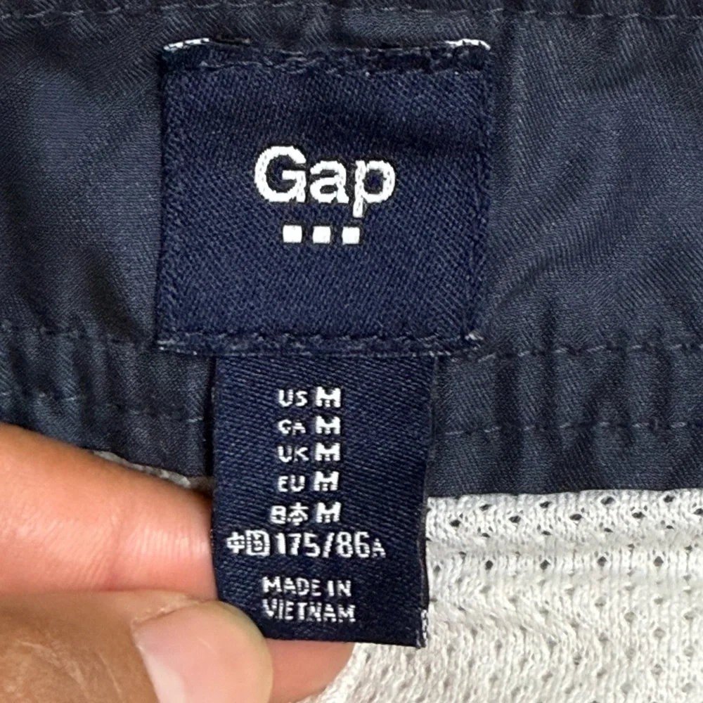 GAP Men's Navy and Aqua Swim Board Shorts